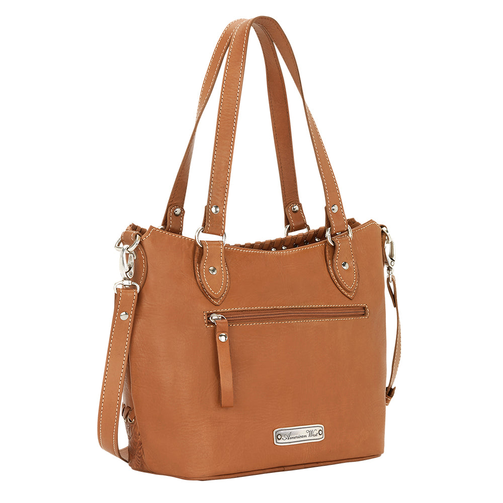 Harvest Moon Convertible Zip Top Bucket Tote