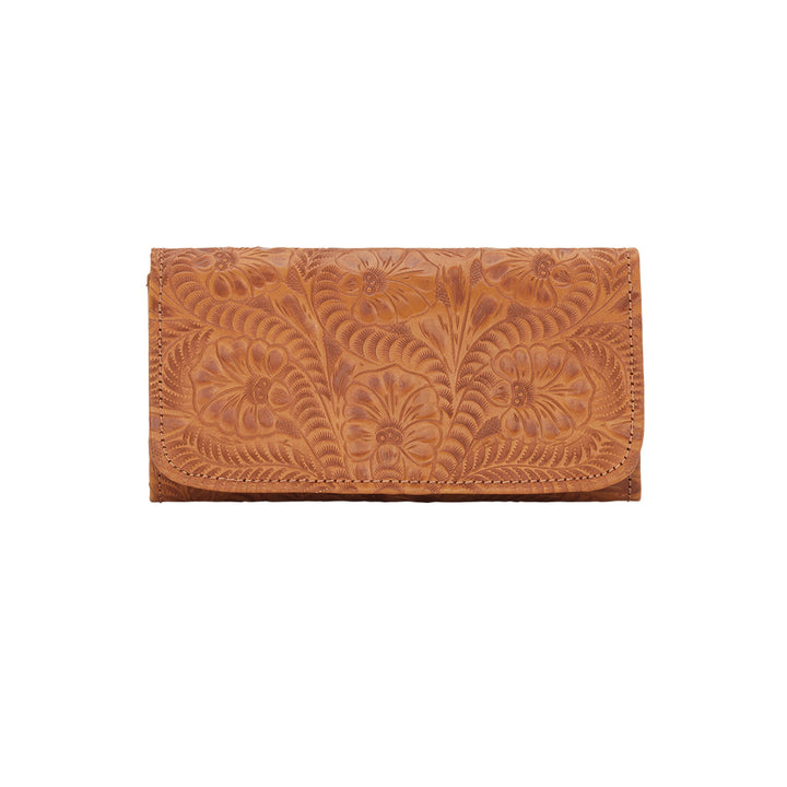 Ladies' Tri-Fold Wallets Natural Tan