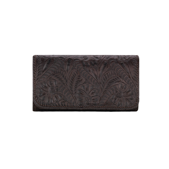 Ladies' Tri-Fold Wallets Chocolate