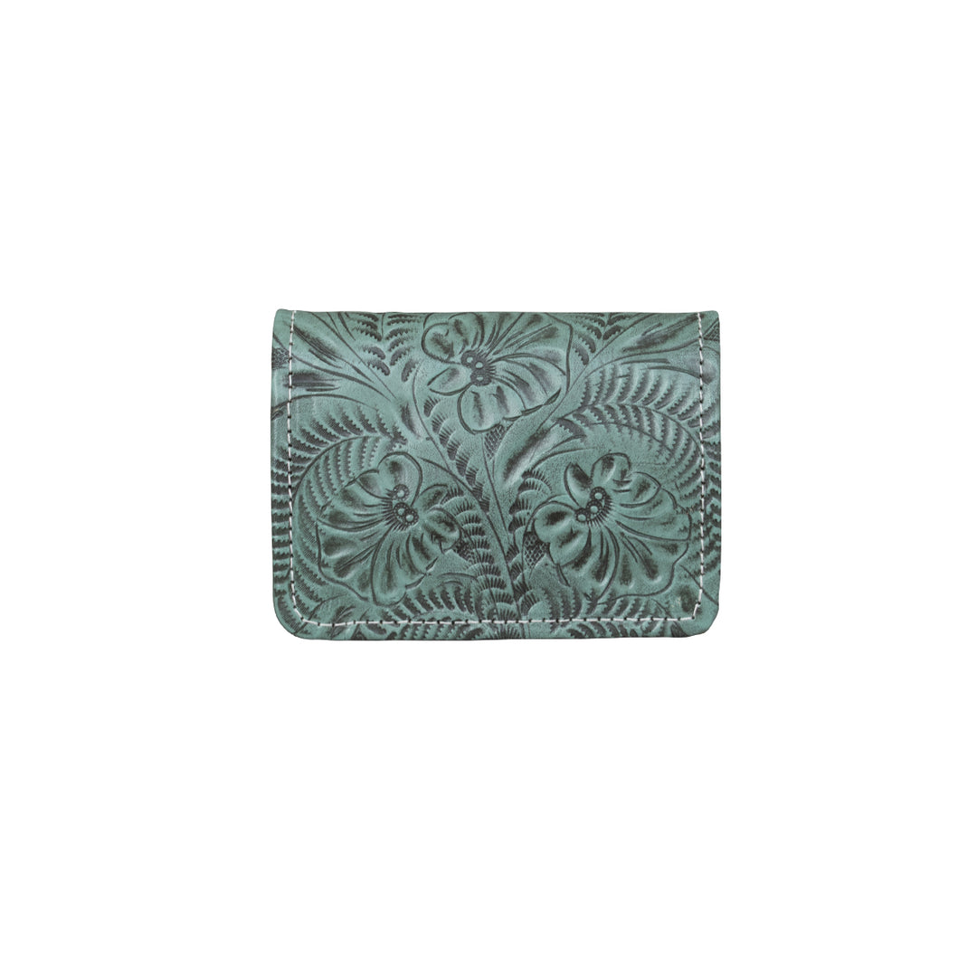 Small Ladies' Tri-Fold Wallets Marine Turquoise