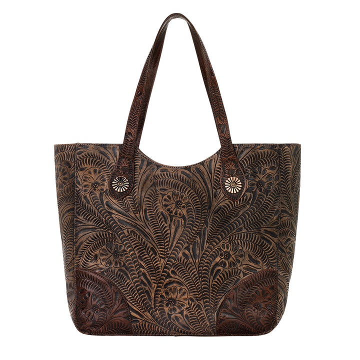 Annie's Secret Collection Large Zip Top Tote With Secret Compartment