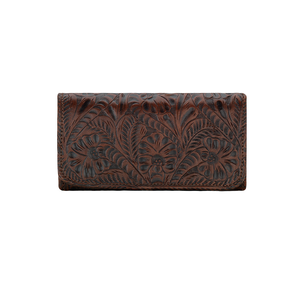 Ladies' Tri-Fold Wallets Chestnut Brown