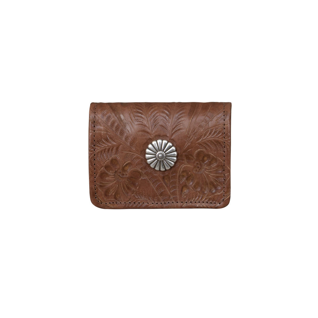 Small Ladies' Tri-Fold Wallets Antique Brown