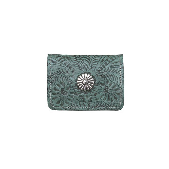 Small Ladies' Tri-Fold Wallets Marine Turquoise