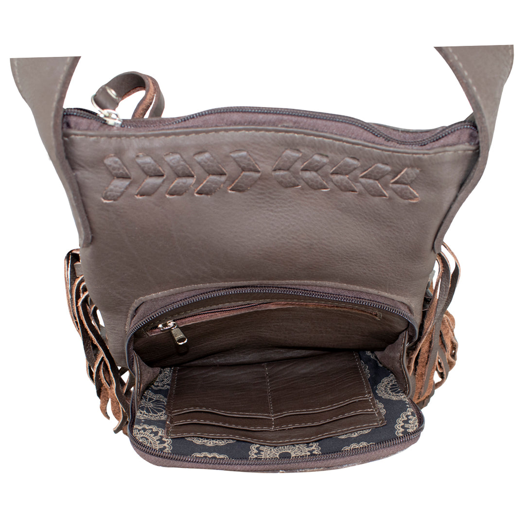 Fringed Cowgirl Crossbody w/ Front Compartment