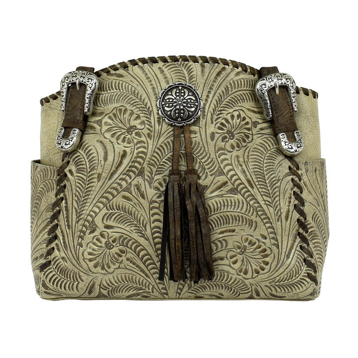 Lariats & Lace Tote W/Secret Compartment Sand