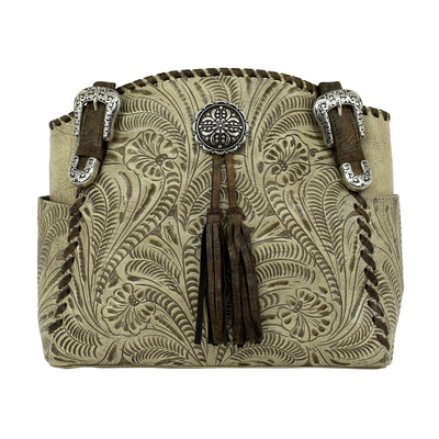 American West Texas 2 Step Grab-and-Go Combination Bag Shoulder Bag  Mocha/Turquoise One Size: Handbags: Amazon.com
