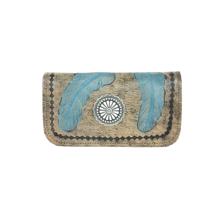 Colorful Sacred Bird Tri-Fold Wallet