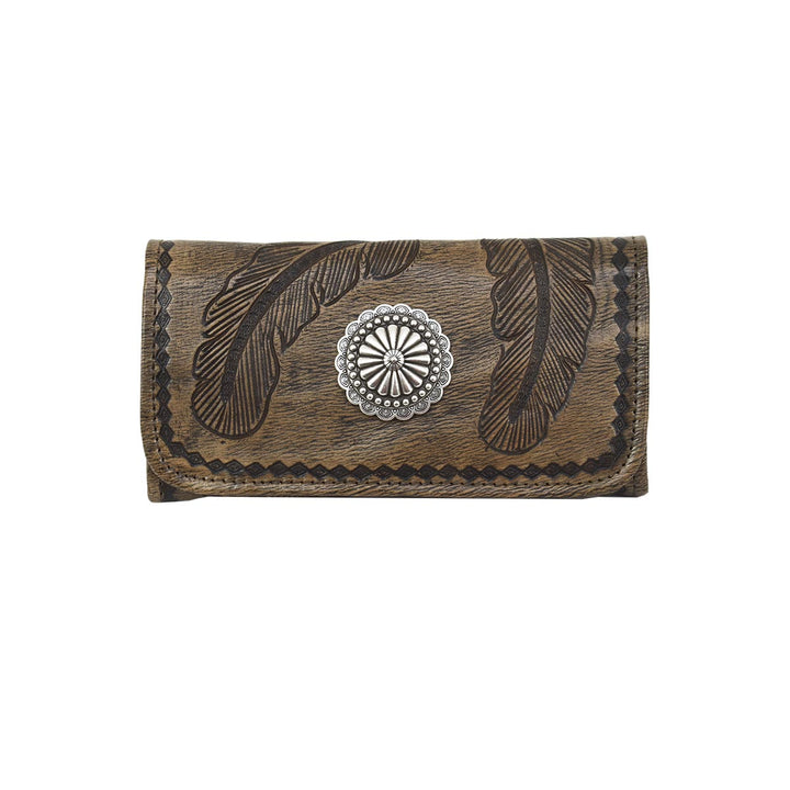 Colorful Sacred Bird Tri-Fold Wallet