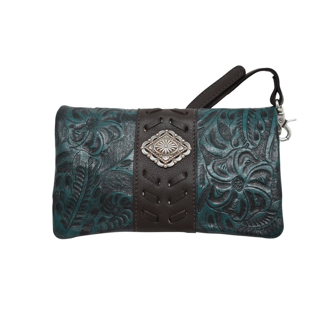 Grab-And-Go Foldover Crossbody Dark Turquoise