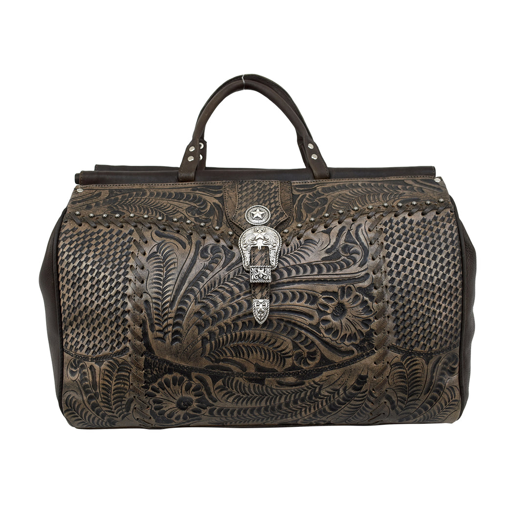 Retro Romance Duffel Bag Distressed Charcoal