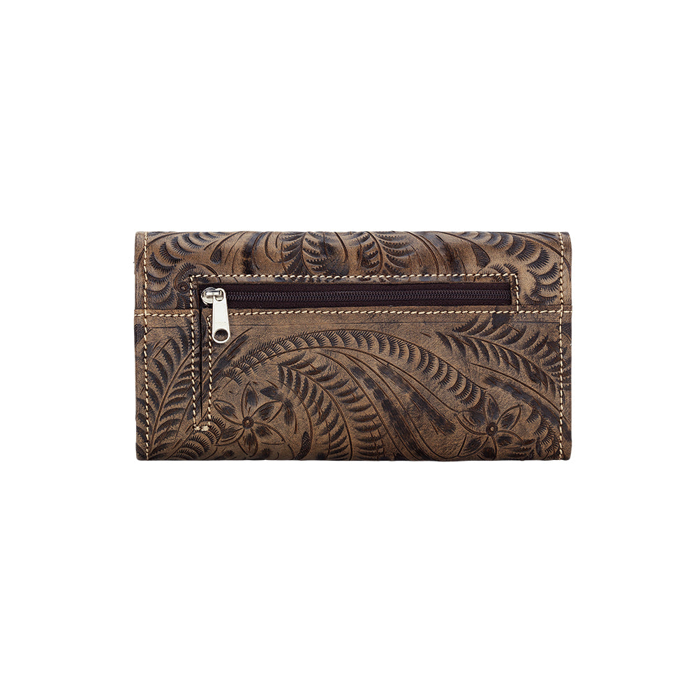 American West Annie's Secret Collection Tri-Fold Ladies' Wallet