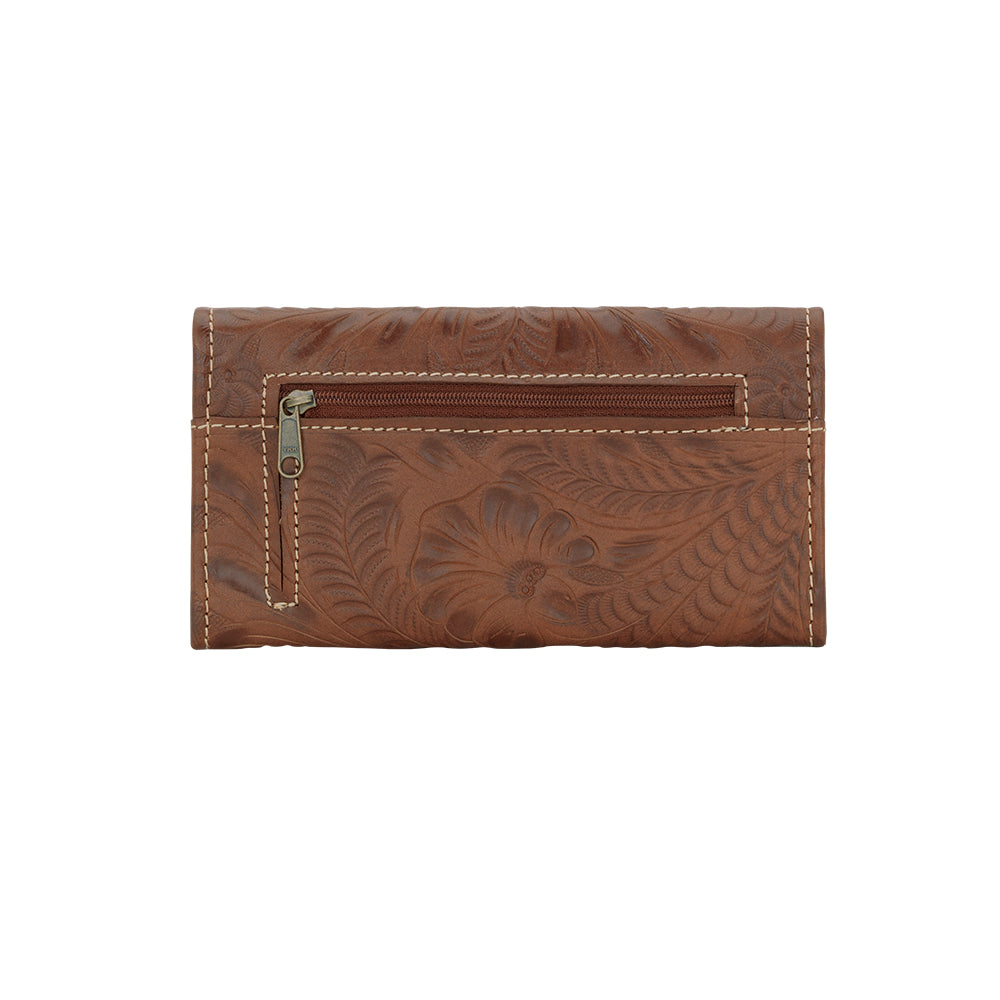 American West Annie's Secret Collection Tri-Fold Ladies' Wallet