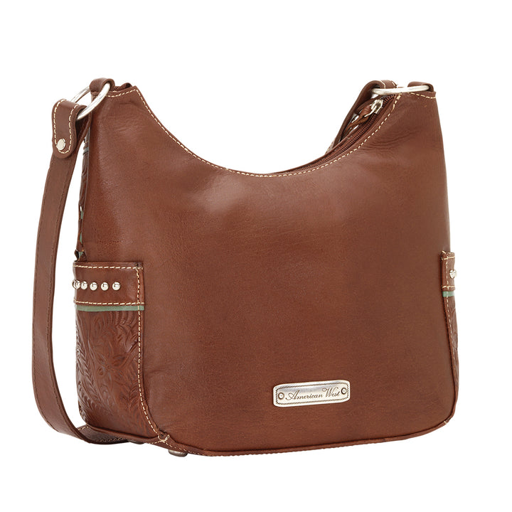 Lady Lace Zip-Top Everyday Hobo With Side Pockets