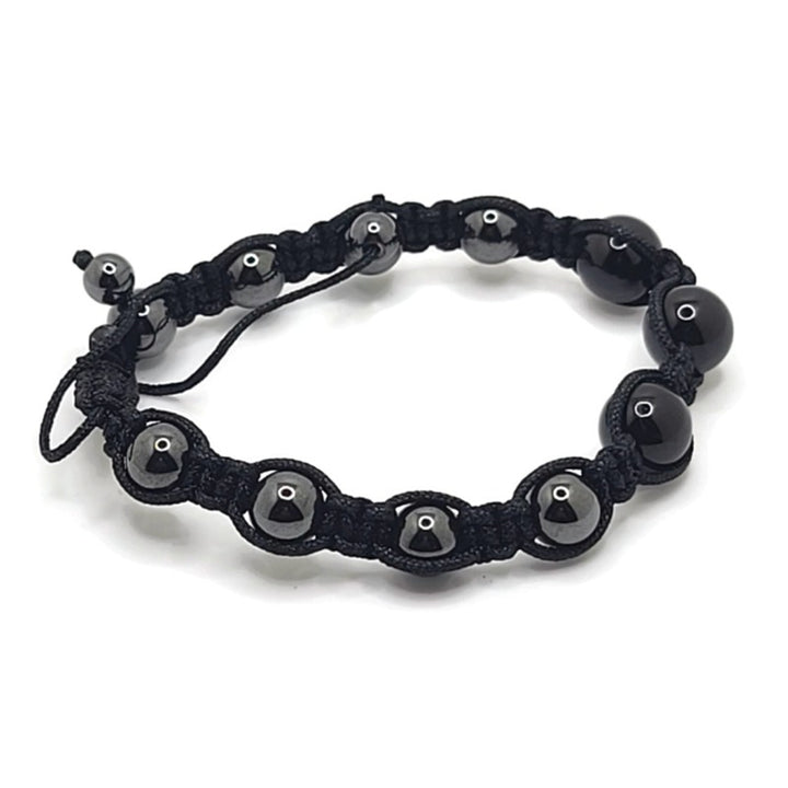 Magnetic Hematite & Black Tourmaline Bracelet