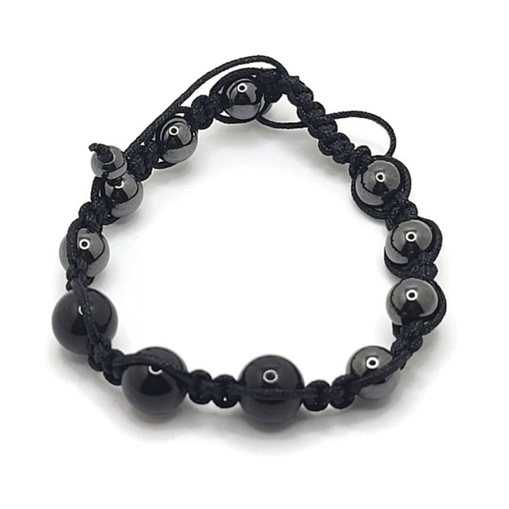 Magnetic Hematite & Black Tourmaline Bracelet