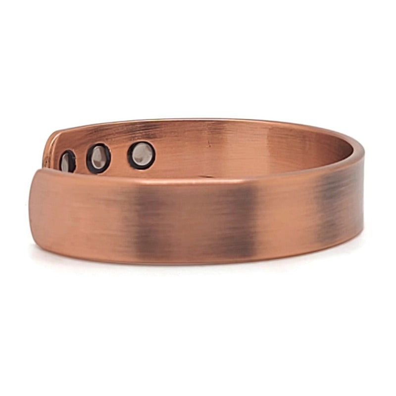 Magnetic Antique Copper Plain Bracelet