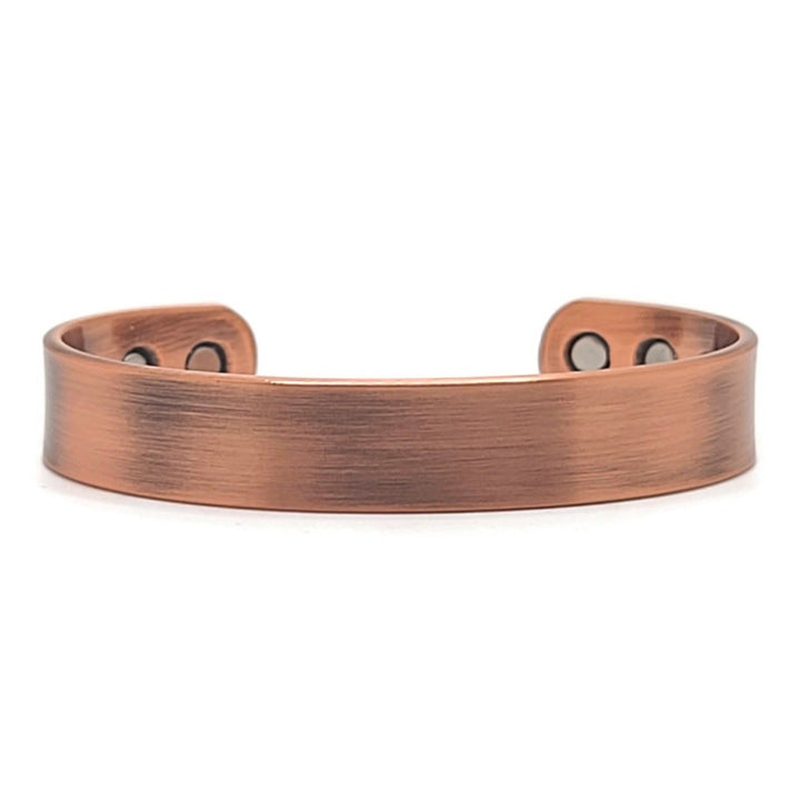 Magnetic Antique Copper Plain Bracelet