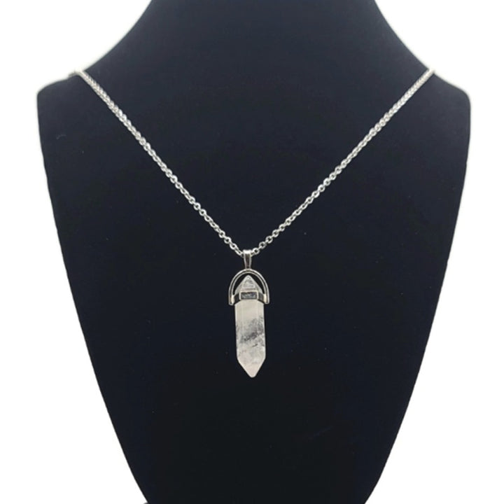 Clear Quartz Pendulum Necklace