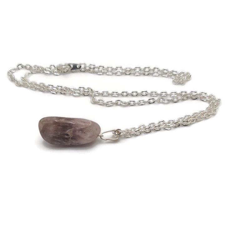 Super Seven Tumbled Stone Pendant Necklace