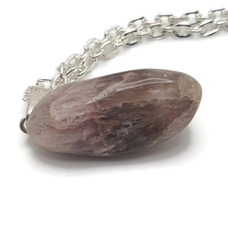 Super Seven Tumbled Stone Pendant Necklace