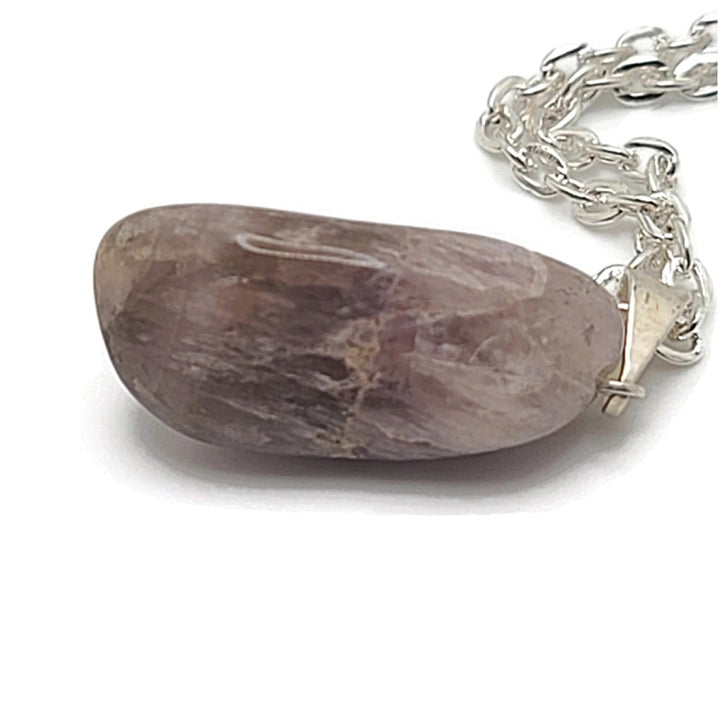 Super Seven Tumbled Stone Pendant Necklace