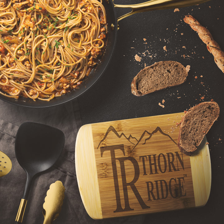 Thorn Ridge® Bamboo Cutting Board with Rounded Edges
