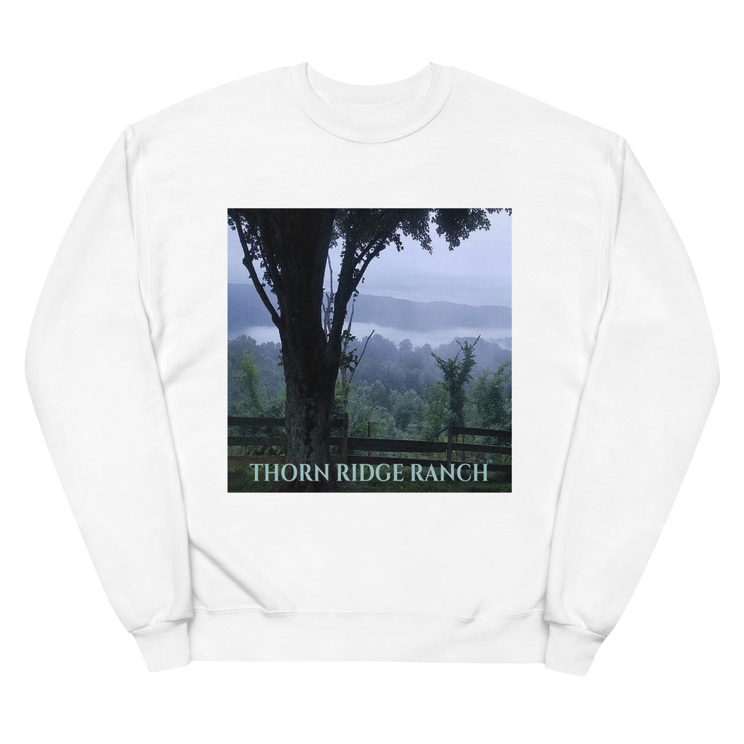 Unisex fleece sweatshirt White