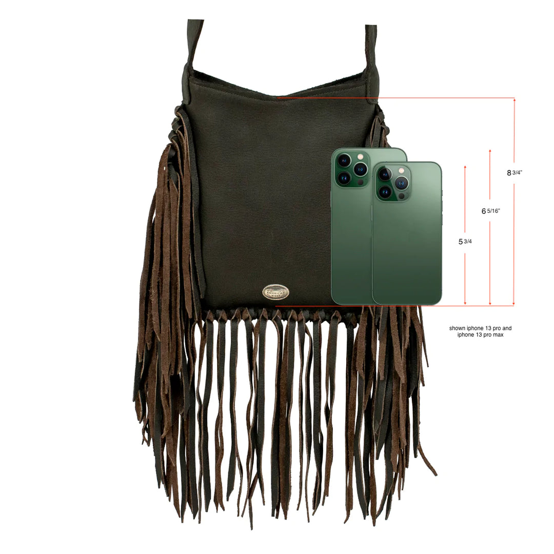 Fringed Cowgirl Messenger Crossbody