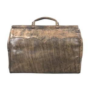 American West Cowtown Duffel Bag with Hair-On Hide