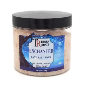 Enchanted: Lilac, Jasmine, Clary Sage & Ylang Ylang Bath Salt - 16 oz