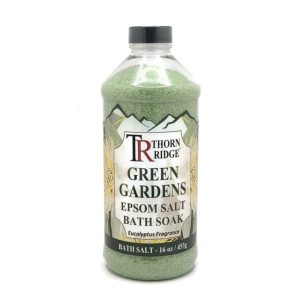 Green Gardens: Eucalyptus Epsom Bath Salts 16 oz