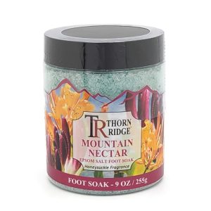 Mountain Nectar: Honeysuckle Epsom Salt Foot Soak - 9 oz