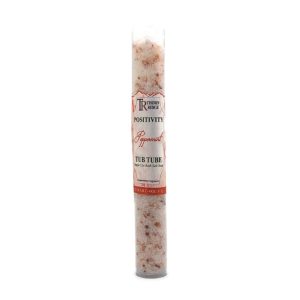 Positivity: Peppermint Tub Tubes Bath Salts - 4 oz