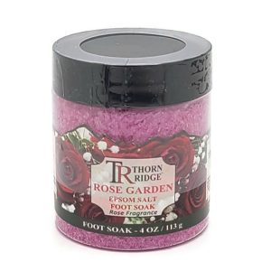 Rose Garden: Rose Epsom Salt Foot Soak - 9 oz & 4 oz 4 oz