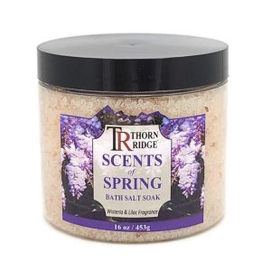 Scents Of Spring: Wisteria & Lilac Bath Salt Soak 16 oz