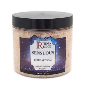 Sensuous: Oakmoss & Tea Tree Bath Salt - 16 oz