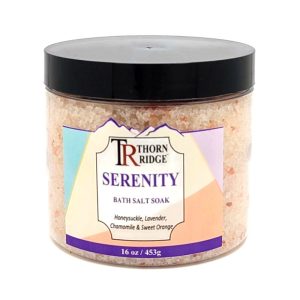 Serenity: Honeysuckle, Lavender, Chamomile & Sweet Orange Bath Salt - 16 oz