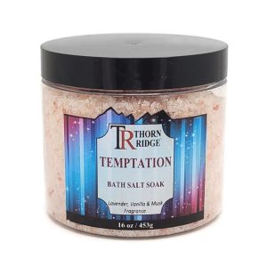 Temptation: Lavender, Vanilla & Musk Bath Salt - 16 oz