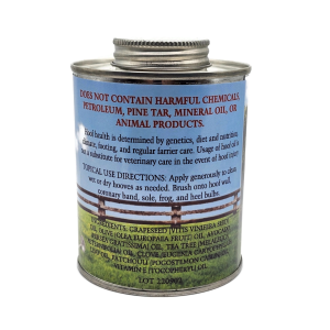 Thorn Ridge Ranch® Hoof Oil for Horses 16 oz Side View
