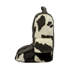 Cowtown Pony Boot Bag with 2 Individual Compartments – Hair On Hide Genuine Leather