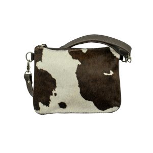 Cowtown Pony Multi Compartment Crossbody - Hair On Hide Genuine Leather