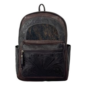 Classic Travel Backpack – Hand Tooled Genuine Leather